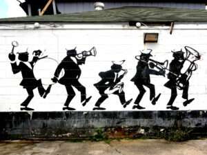 Jazz mural (street art)