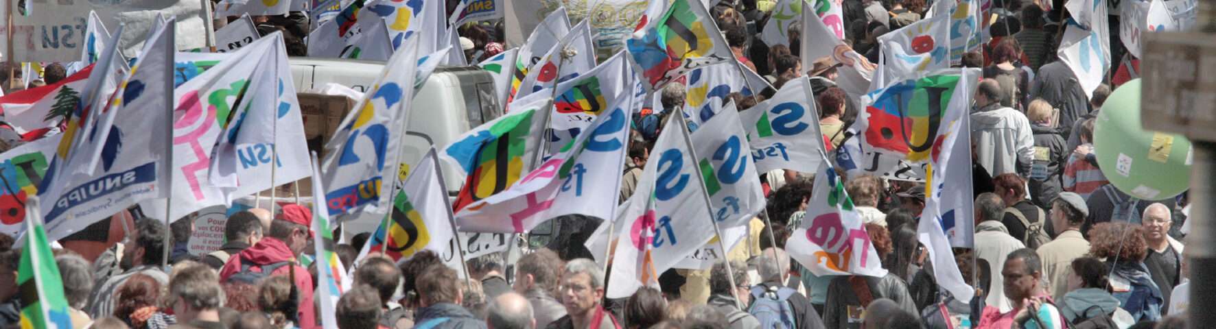 manifestation nationale le dimanche 18 mai 2008 à l'appel de la FSU et de la FCPE, de l'Opéra à la Bastille contre la réforme Darcos, les suppression de postes, pour la défense de l'école publique.40 000 manifestants. PARIS/2008/05/18/JMB