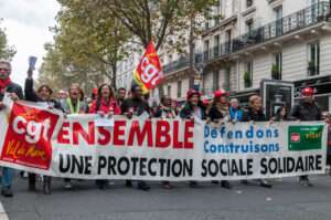 Manifestation pour la défense de la sécurité sociale du 16 octobre 2014 à Paris