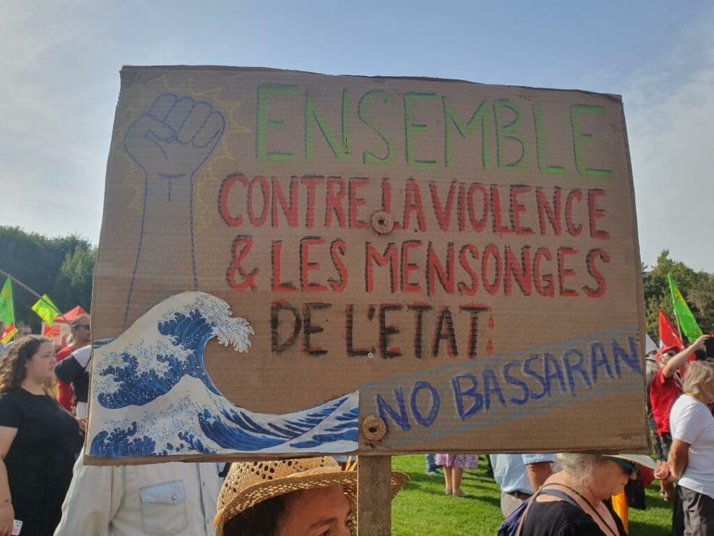 soulèvements de le terre eau bassine non merci