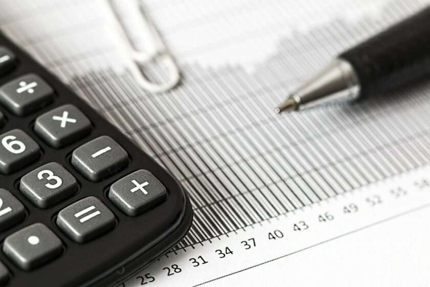 Calculatrice stylo finance graphique