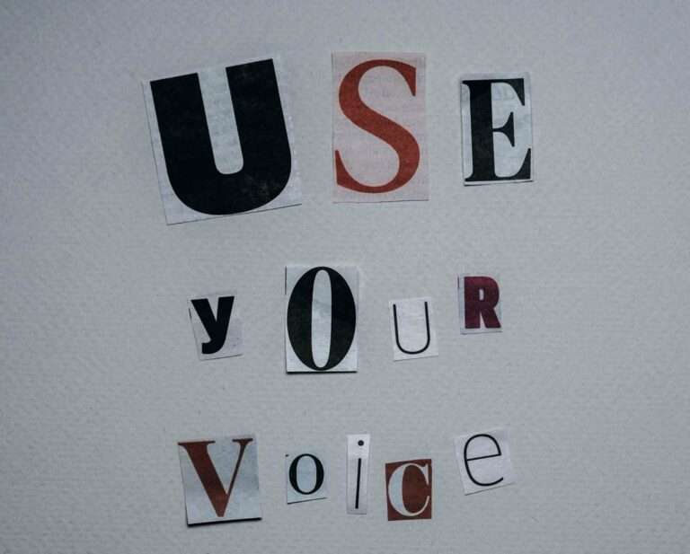 affiche "use your voice"